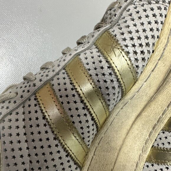 Adidas Superstar Sneaker Mens 12 Quickstrike 80s Style Shell Toe Camo Gold - Picture 9 of 16